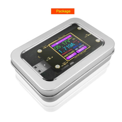 USB Tester Messgerät USB C Power Meter Strommessgerät 2-In-1 Digital Multimeter,