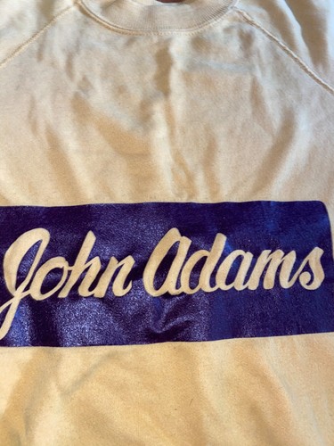 VTG JOHN ADAMS REBELS SCHOOL OHIO GRAPHIC sweater size XL - Picture 2 of 11