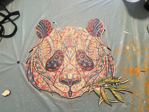 Wooden Panda Puzzle - Bild 2 von 4