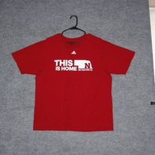 Adidas Nebraska Cornhuskers 2018 Traditions Football T Shirt Mens XL Red