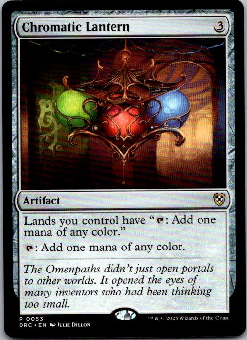 Chromatic Lantern 53 Rare Commander: Aetherdrift Magic: The Gathering Near Mint