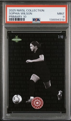 #ad 2025 Parkside NWSL Sophia Smith Wilson 10🔥PRIMARY 10📈PSA 9🔥POP 1💥USWNT⚽️ $174.90