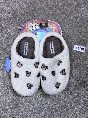 Moon Cake Cozy Teddy Bear Hausschuhe