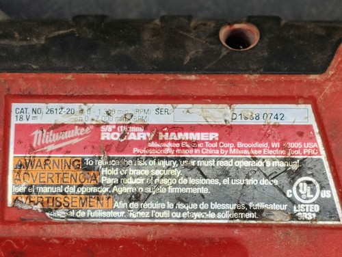 Gehäuse Montage passend für Milwaukee 2612-20 18V Bohrhammer Bohrmaschine mit Schrauben - Bild 6 von 6