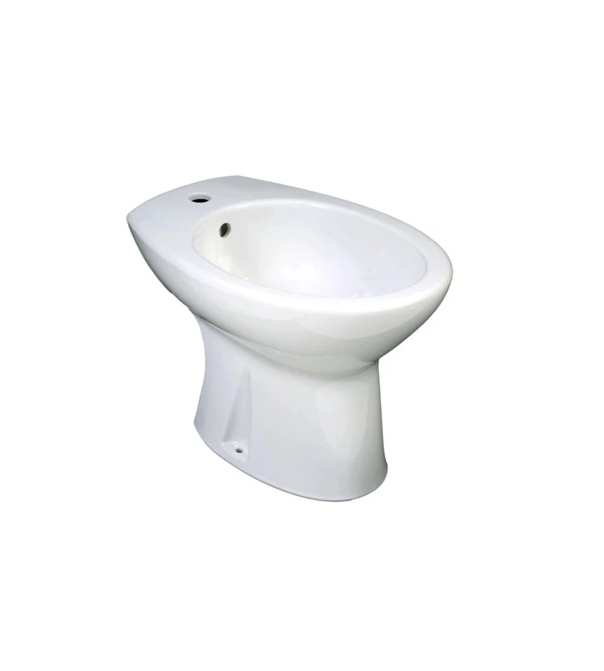 IDRO-BRIC BIDET A TERRA IN CERAMICA BIANCO "SERIE IDRO".