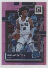 2022 Panini Donruss Optic Rated Rookie Hyper Pink Prizm Kendall Brown #217 18p6