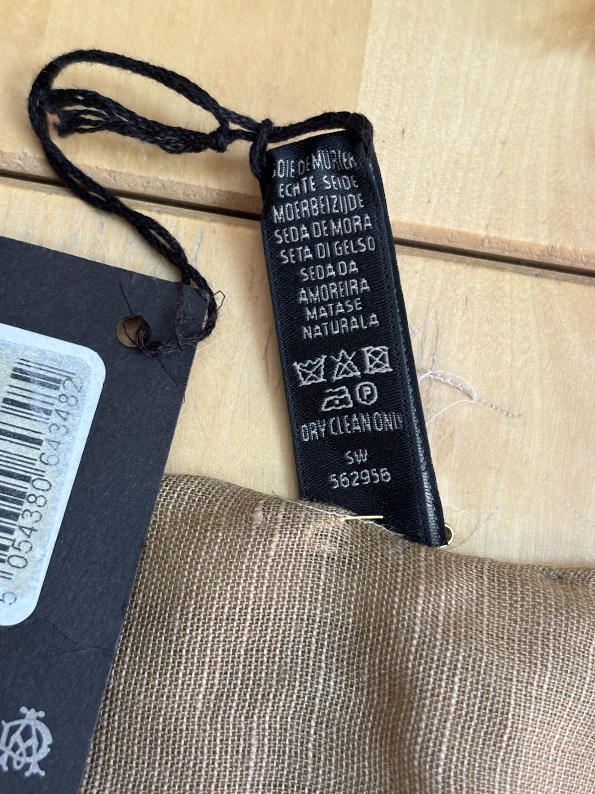 Alfred Dunhill Light Brown Rectangular Spring Sca… - image 6