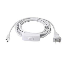 T5 T8 LED Wire Connector Power Cord - Extension Cord with On/Off 3M/10Ft 3pin