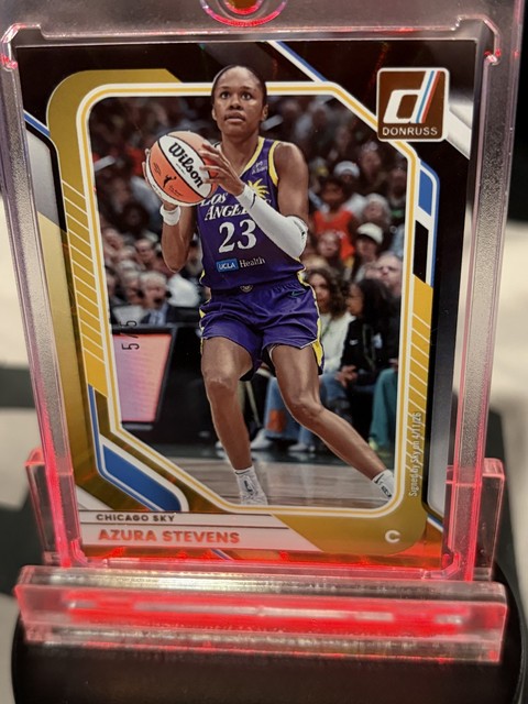 Azura Stevens Card Black Gold Bookend 5/5 2026 Panini Donruss WNBA