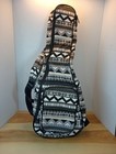 Ukulele Bag Backpack Hola! Music Black White Tan