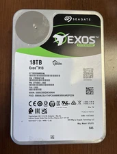 (Not Working) Seaga Exos X18 18TB  SATA 3.5" NAS Hard Drive ST18000NM004J