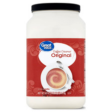 Great Value Original Value Size Coffee Creamer, 60 oz Fast delivery     