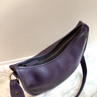 バッグ Vintage Coach Purple Becket Shoulder Bag Vintage Coach Becket Shoulder Bag Purple 611 | eBay