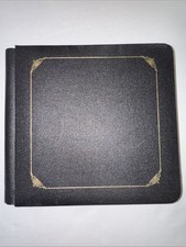 Creative Memories 7x7 Black/Gold Stitching 12 Page Photo Album