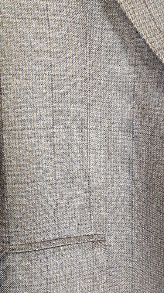 OSCAR DE LA RENTA Men Sport Coat Plaid Multicolor Blazer Jacket 42R 42 R - Image 4 of 4