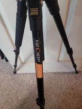 K&F Concept KF-TM2324 Professional Aluminum Tripod, 62 inch, black