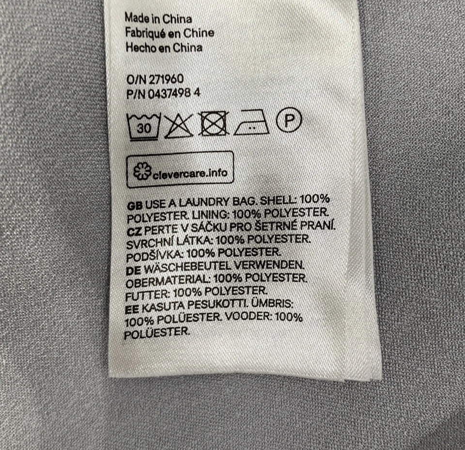 H&M Maxikleid Silber Gr XS 34 - Bild 4 von 4