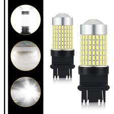 2x 3157 3156 Led Reverse Backup Light Bulbs 2800lm Super Bright 6000k White