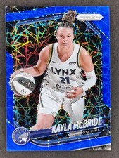 2025 Panini WNBA Prizm KAYLA McBRIDE Blue Velocity Prizm #45 Minnesota Lynx