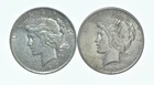 1923 & 1925 Peace Silver Dollar $1 Bullion Collection Lot *190