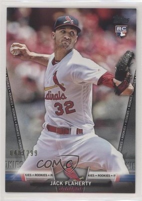 2018 Topps Update Salute Rookies Black 40/299 Jack Flaherty #S-31 Rookie RC 5r6