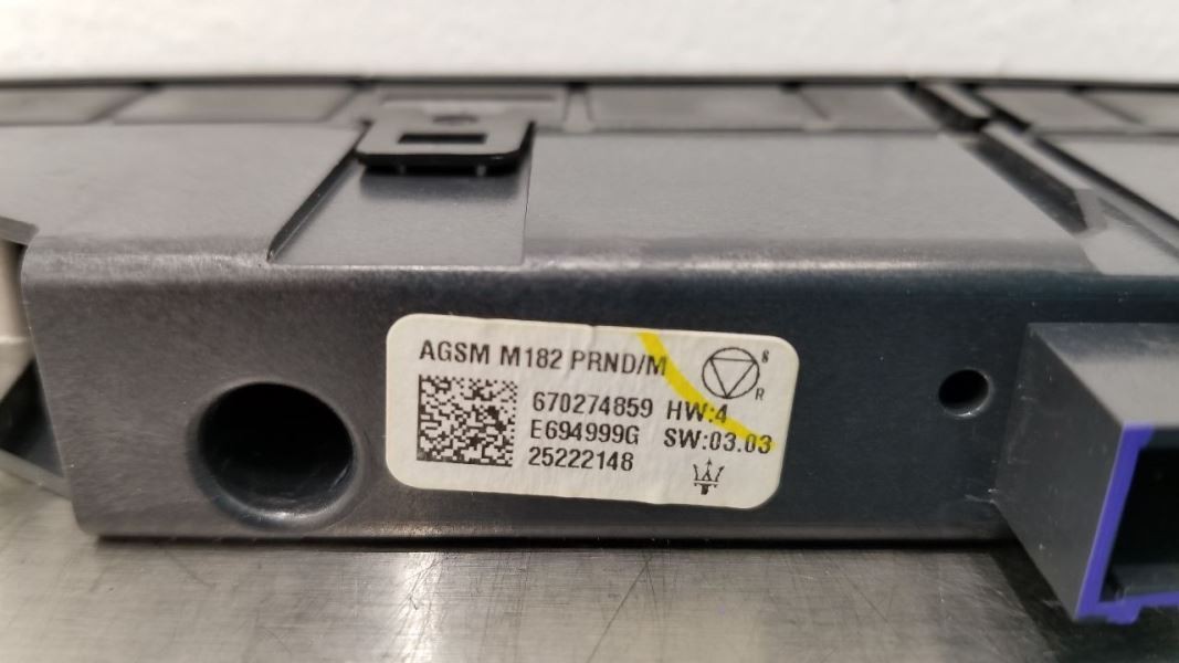 2023 MASERATI GRECALE TROFEO GEAR SHIFTER SELECTOR SWITCH 670274859