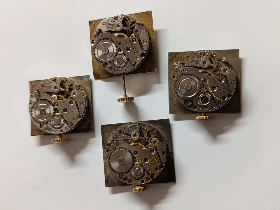 Шале и Тиффани работа лот из 4 8 3/4 винтажные часы механизмы размер 21,5/19 мм - Изображение 2 из 2
