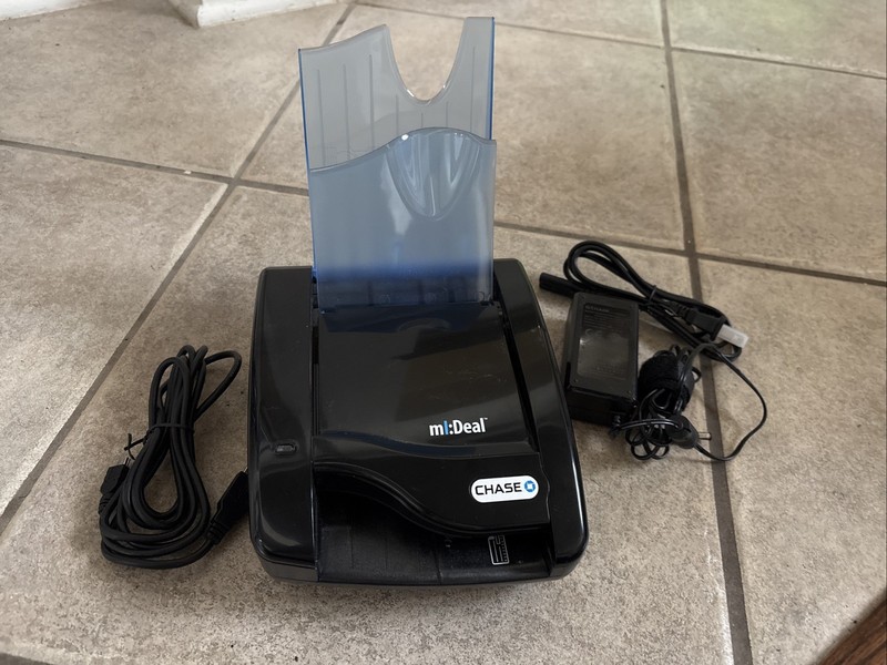 Panini I:Deal Single Feed Deposit Check Scanner Date 11/2023 Complete