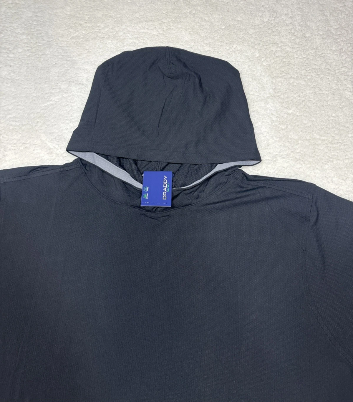 B. Draddy Cool Olin Hoodie Mens XL Dark Knight Black BDSL10 Golf Pullover image 4