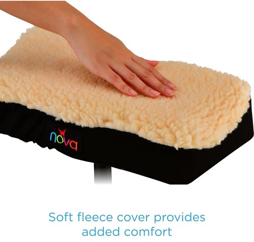 Nova Universal Knee Walker Pad Cover, Thick Padded Fleece Faux Sheepskin NEW - Picture 3 of 8