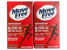 Schiff Move Free Advanced Glucosamine  FruiteX-B, 200 tablets 400 count , 06/28