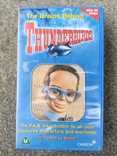 THUNDERBIRDS THE BRAINS BEHIND THUNDEBIRDS PAL VHS VIDEO KIDS CHILDREN - Bild 1 von 2