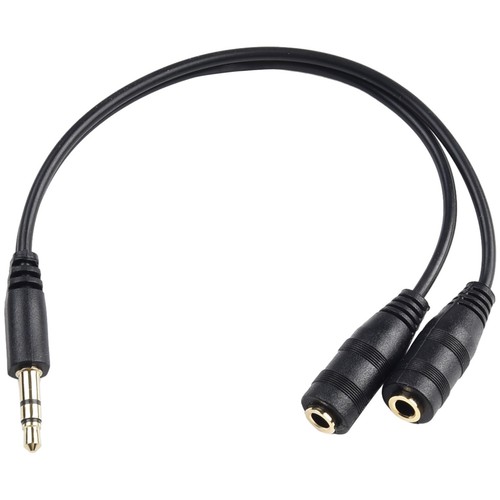 Laptops Audio Spliter Adapter Cable Headphone Cord Mp3 Mp4 Smartphone Brand New - Afbeelding 16 van 18