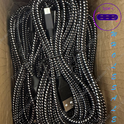 10ft Long USB Type C Fast Charger Cable Lot For Samsung LG Android Charging Cord