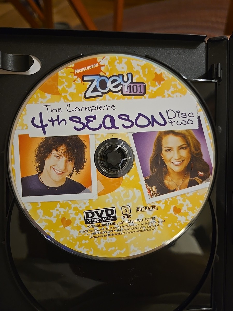 Zoey 101 The Complete 4th Season (DVD, June 2009, 3-Disc Set