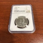 1958 50C Franklin Half Dollar PF65 NGC Graded Wonderful Condition Cool Coloring