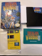 Dragon Warrior II 2 Nintendo NES Game Cartridge CIB Complete w/ Map, Box, Manual