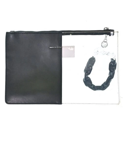 MM6 Bolso Clutch Mujer Vintage Usado Marrón Cuero Accesorios B Foto 2 de 4