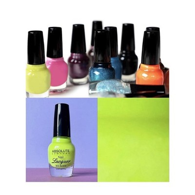 Absolute New York Lacquer mit Hardener - Nagellack NFB33 Yellow Neon