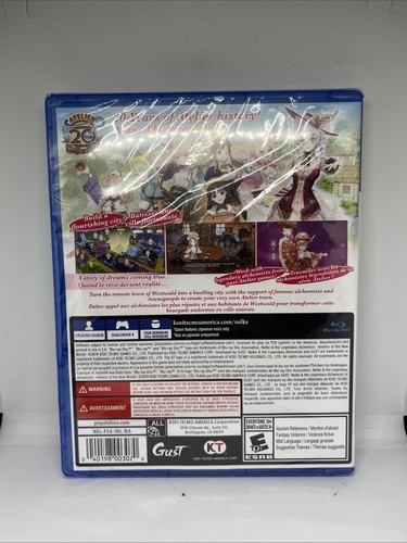 Nelke & the Legendary Alchemists PlayStation 4 PS4 Brand New Sealed - Picture 2 of 3