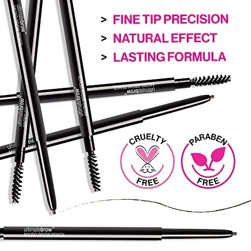 WET N WILD Ultimate Brow™ Micro Brow Pencil - Deep Brown - Image 2 of 4
