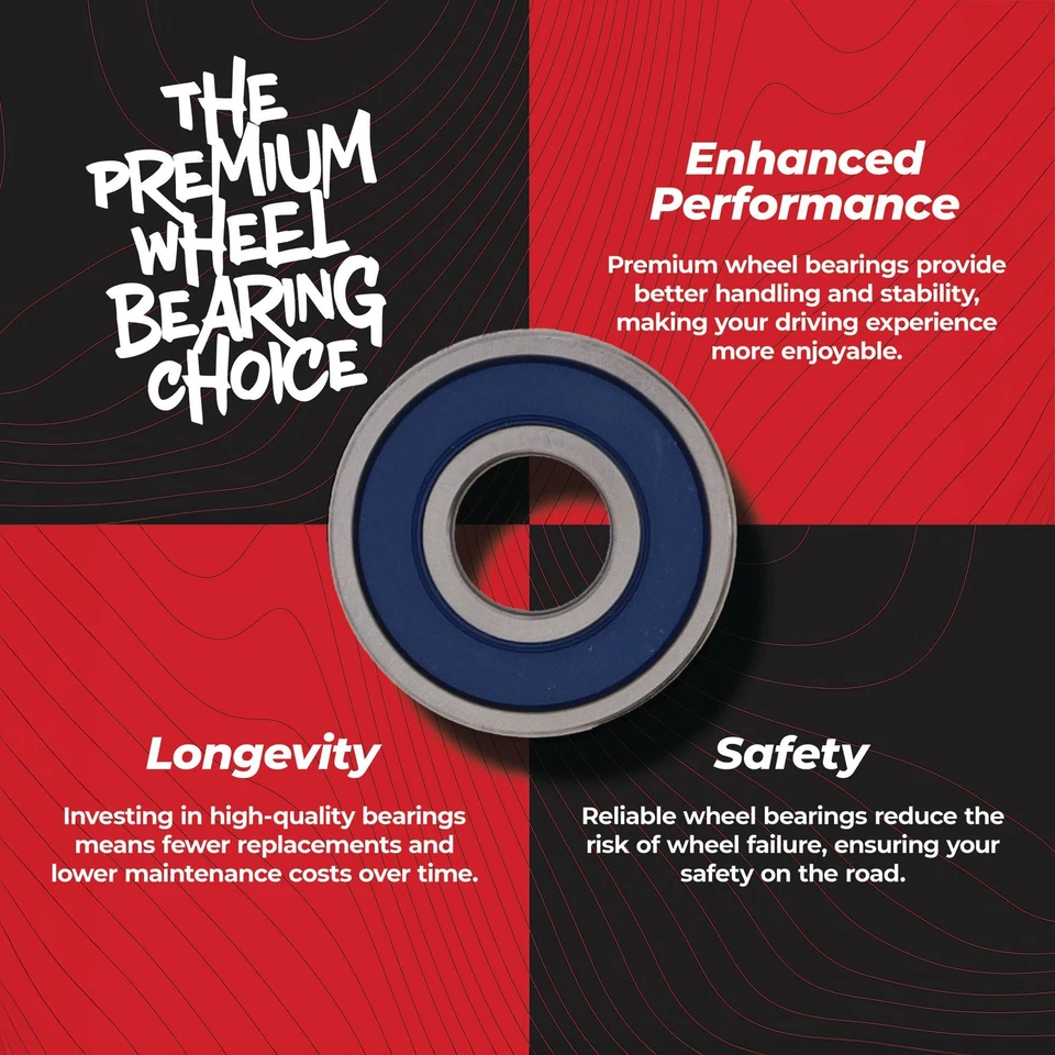 All Balls Wheel Bearing Kit (25-1762) For Rear Yamaha XV19 RAIDER 08-17 Foto 4 de 4