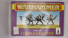 Warhammer Dark Elf Cold One Knights - Citadel Miniatures - OOP Rare