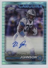2024 Topps Chrome Rookie Aqua Sonar Refractor 182/199 Dillon Johnson Auto 6q5