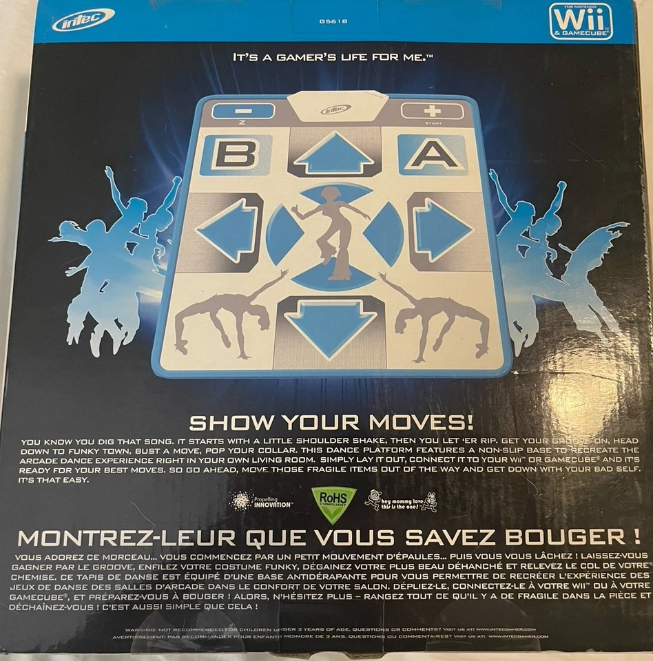 Dance Dance Revolution Hottest Party Mario Mix Nintendo Wii Dance Pad Mat con caja Foto 2 de 4