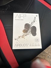 Air3 Airbuds True Wireless Earbuds Black Brand NEW Sealed Water Resistant