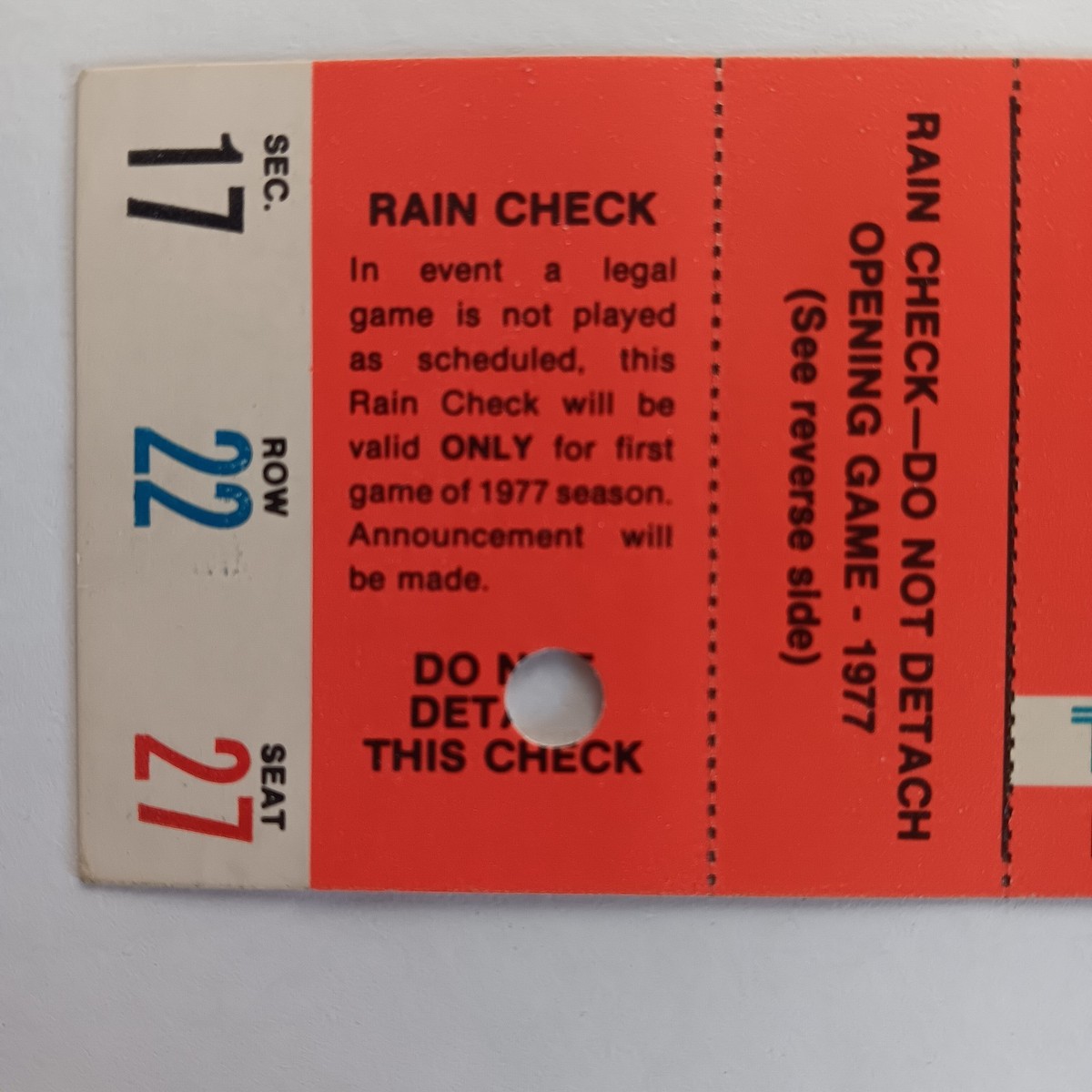 Toronto Blue Jays Ticket - First Ever Game Opening Day Exhibition