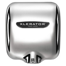 EXCEL DRYER XL-C-110-120V Hand Dryer,8 sec,65 to 75 dBA,SLVR 455A37