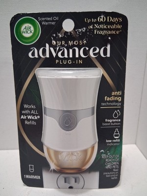 AirWick Advanced Scented Oil Warmer w/ Fragrance Boost Button -New Sealed