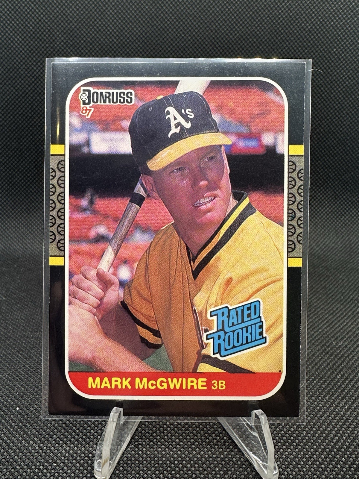 1987 Donruss Rated Rookie Mark McGwire #46
